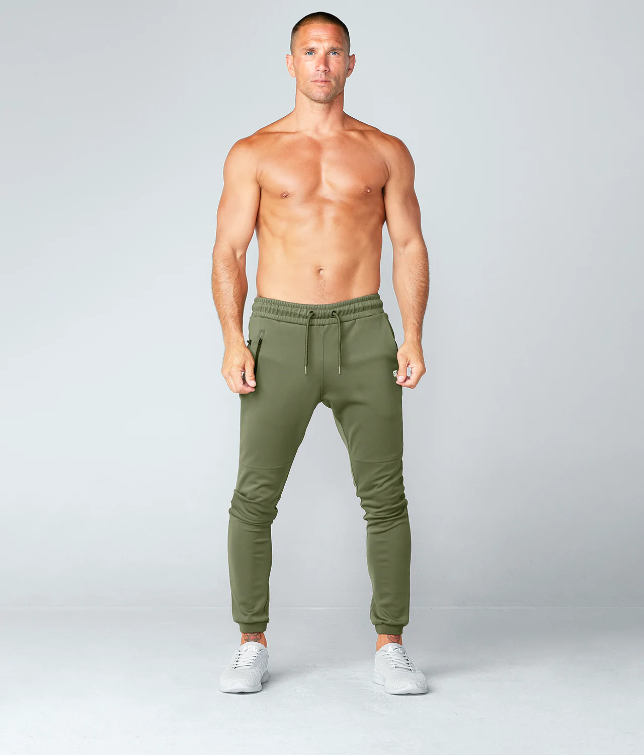 Buy Comfort Fit Active Joggers in Olive Green with Side Pockets Online  India, Best Prices, COD - Clovia - AB0052P17