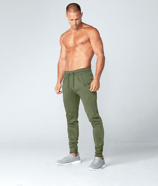 Born Tough Momentum Military Green Running Jogger Pants for Men