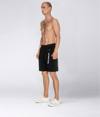Born Tough Core Fit Zippered Black Crossfit Shorts for Men