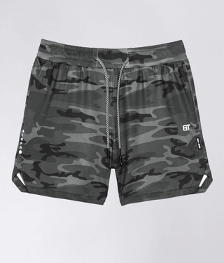 Born Tough Air Pro™ 2 in 1 Men's 7" Running Shorts with Liner Grey Camo