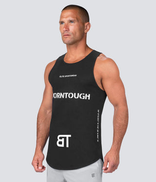Born Tough Crucial Bounty TD Black Lightweight Gym Workout Tank Top for Men