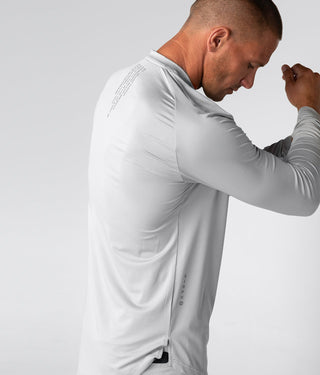 Born Tough Air Pro™ Long Sleeve Lightweight Fitted Tee Running Shirt For Men Steel Gray