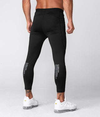 Born Tough Side Pockets Compression Maximum Performance Crossfit Pants For Men Black