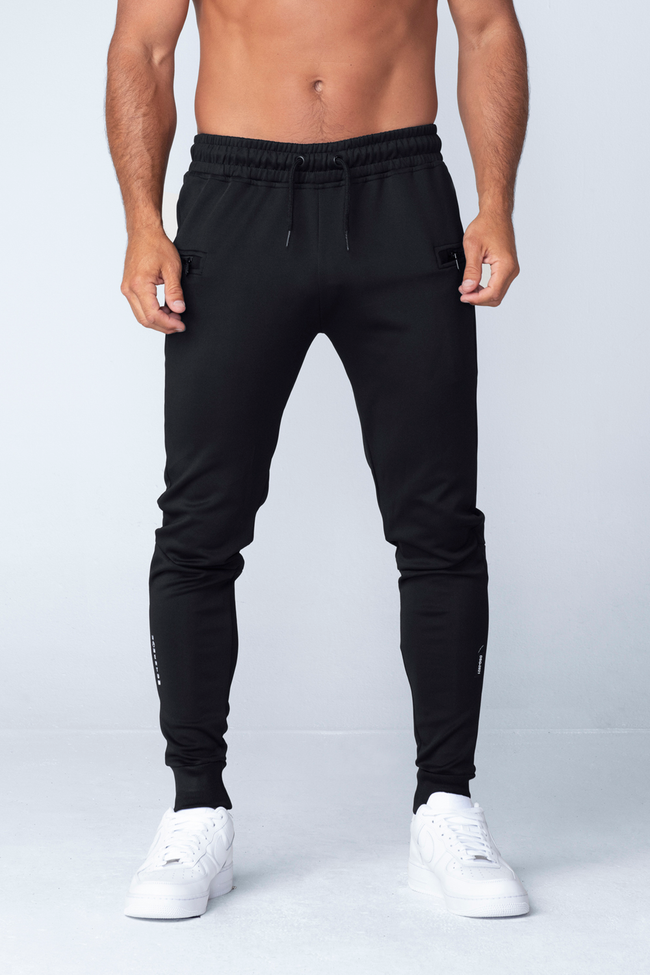 Born Tough Momentum Black Bodybuilding Jogger Pants for Men