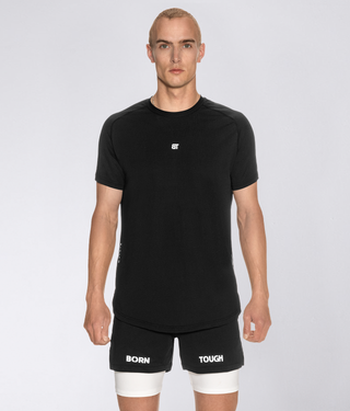 Born Tough Air Pro™ Black Athletic T-Shirt For Men