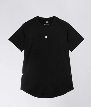 Born Tough Air Pro™ Black Running T-Shirt For Men