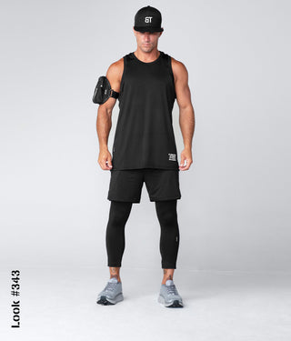 Born Tough Air Pro™ 2 in 1 Men's Crossfit Shorts With Legging Liner Black