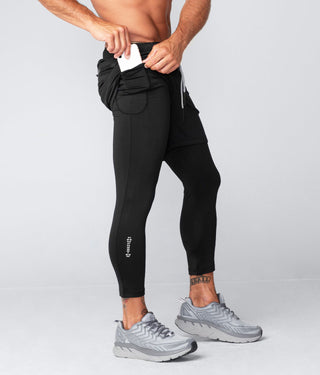 Born Tough Air Pro™ 2 in 1 Men's Athletic Shorts With Legging Liner Black