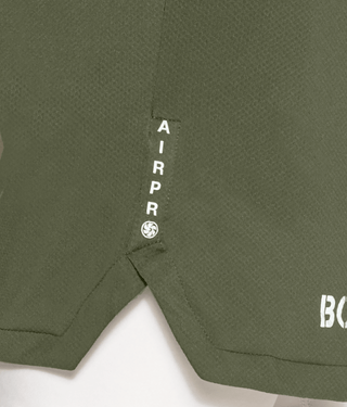 Born Tough Air Pro™ 2 in 1 Men's 5" Running Shorts with Liner Military Green