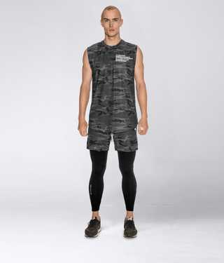 Born Tough Air Pro™ Sleeveless Running T-Shirt For Men Grey Camo