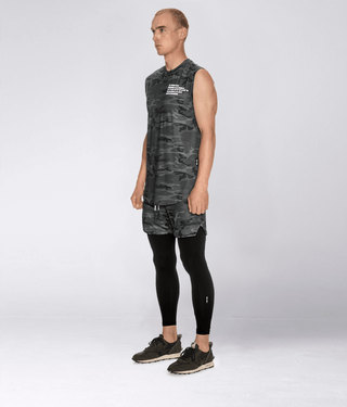 Born Tough Air Pro™ Sleeveless Crossfit T-Shirt For Men Grey Camo