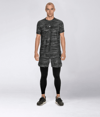 Born Tough Air Pro™ Bodybuilding T-Shirt For Men Grey Camo