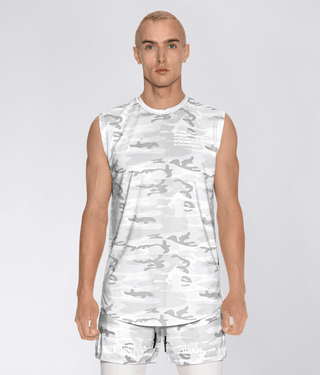 Born Tough Air Pro™ Sleeveless Crossfit T-Shirt For Men White Camo
