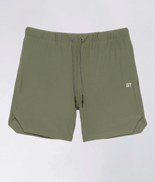 Born Tough Air Pro™ 7" Military Green 2 in 1 Men's Athletic Shorts with Liner