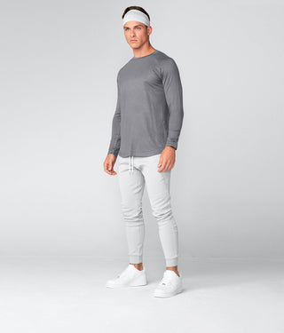 Born Tough Core Fit Gray Long Sleeve Crossfit Shirt For Men