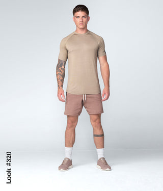 Born Tough Core Fit Lunar Rock Short Sleeve Running Shirt For Men