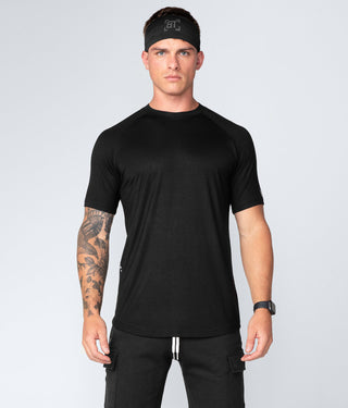 Born Tough Core Fit Black Short Sleeve Crossfit Shirt For Men
