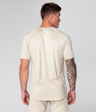 Born Tough Core Fit Signature Swift Fabric Stone Short Sleeve Athletic Shirt For Men