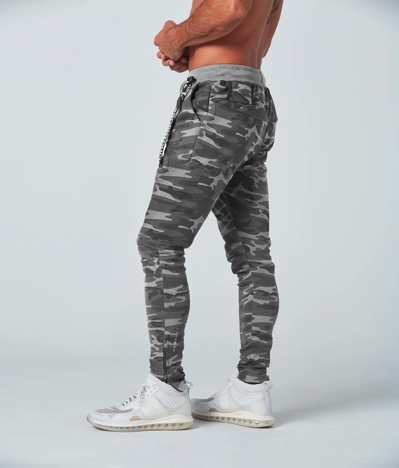 2000 Viscose Regular Fit Jogger Grey Camo