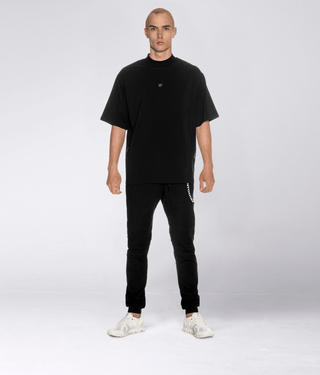 Born Tough Short Sleeve Over Size Crossfit Shirt For Men Black