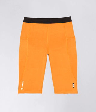 Born Tough Men's Compression Running Shorts Orange