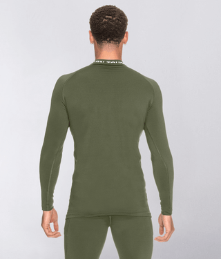 9600 . Compression Regular-Fit Shirt - Military Green