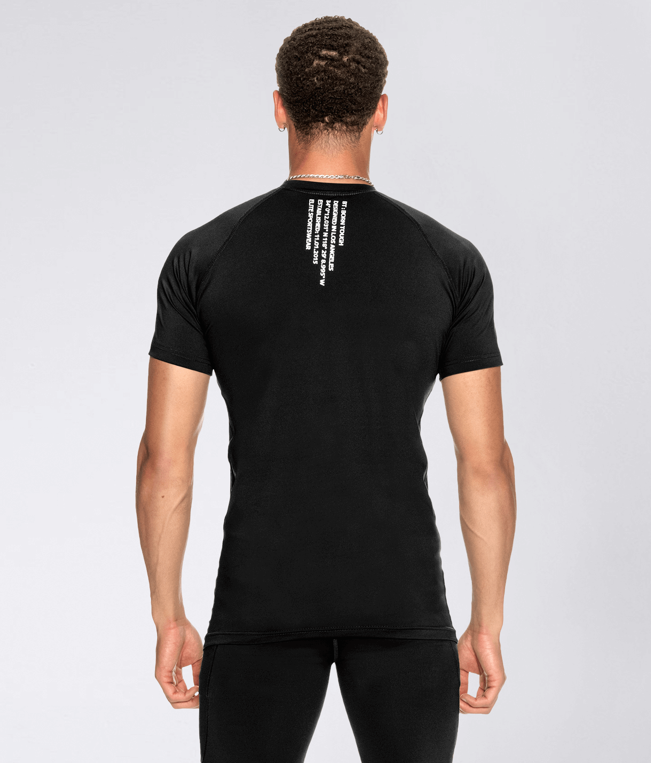 Short sleeve mock sales neck compression shirt
