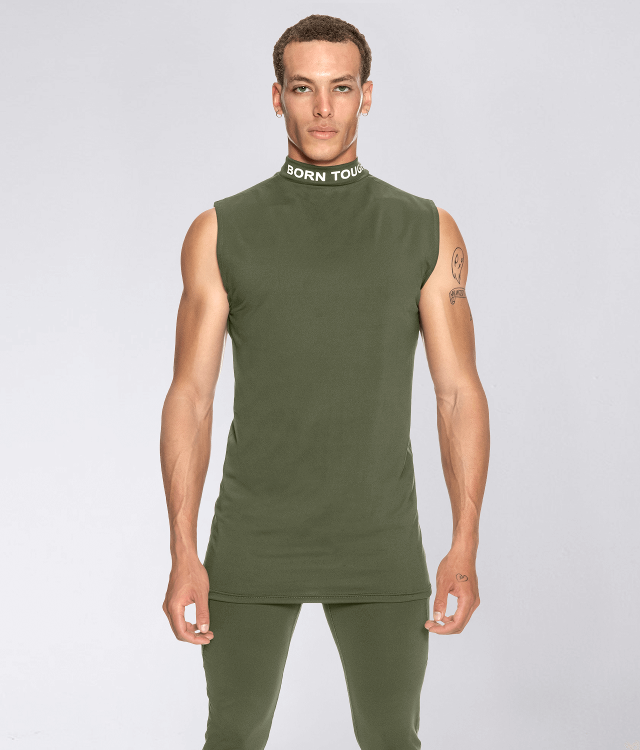 Mock neck sleeveless tank new arrivals