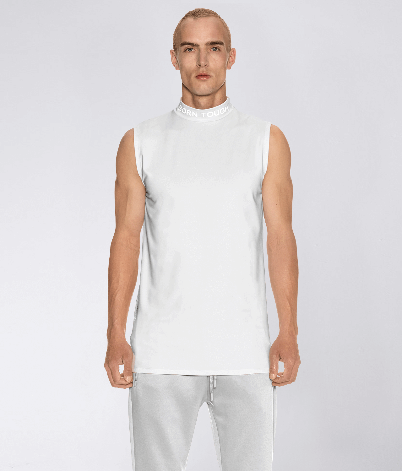 Mock turtleneck tank top on sale