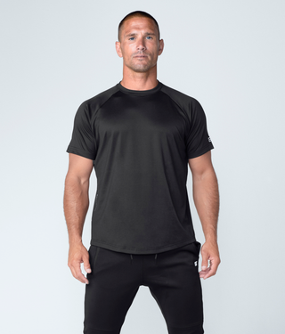 Born Tough Momentum Short Sleeve Athletic T-Shirt For Men Black