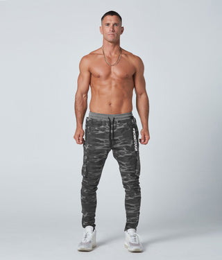 2100 . Viscose Fitted Jogger - Grey Camo