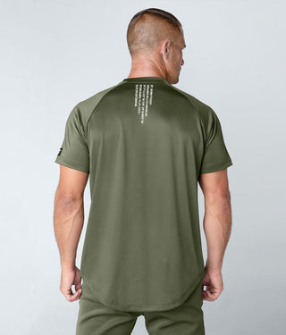Born Tough Momentum Short Sleeve Bodybuilding T-Shirt For Men Military Green