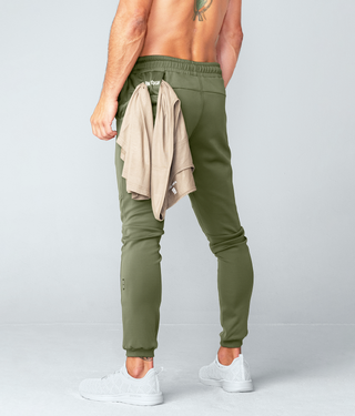 8600 . Momentum Fitted Jogger - Military Green