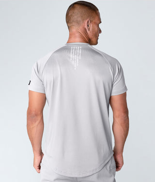 Born Tough Momentum Short Sleeve Crossfit T-Shirt For Men Steel Gray