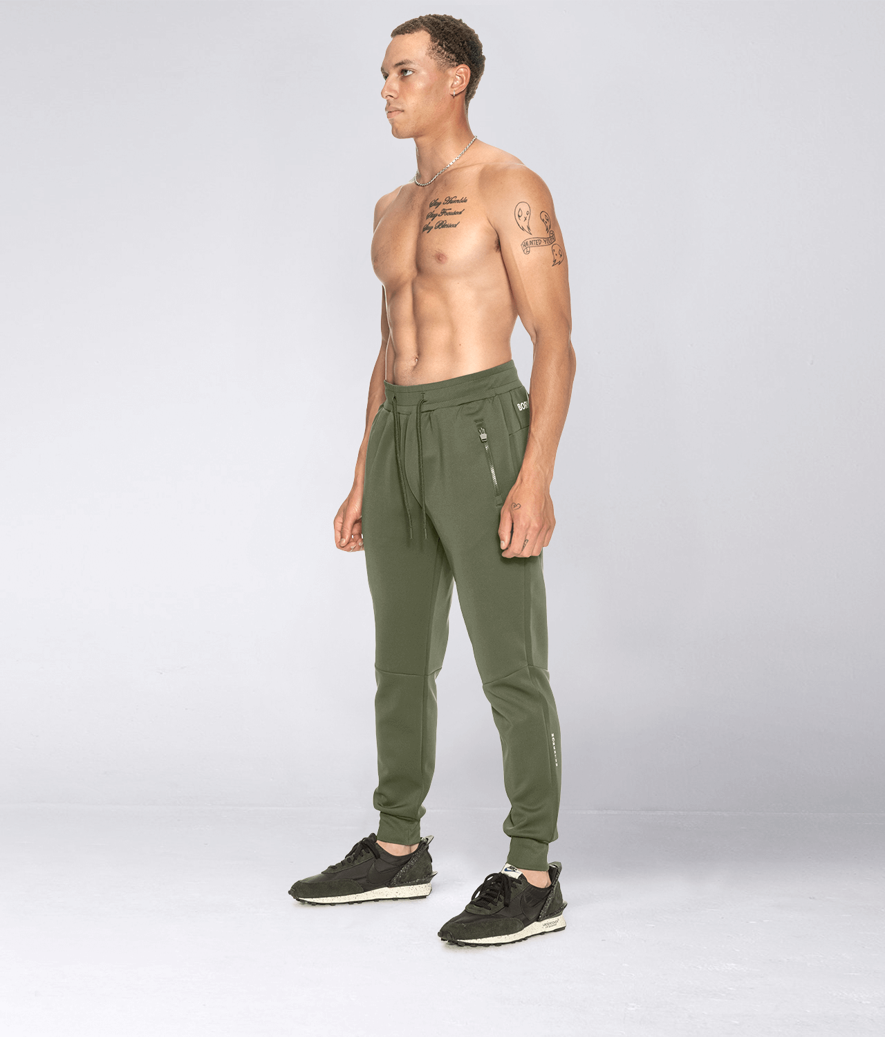 Military green jogger pants sales