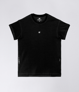 Born Tough Short Sleeve Back Roll Athletic T-Shirt For Men Black