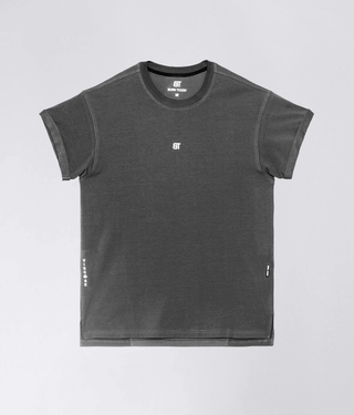 Born Tough Short Sleeve Back Roll Athletic T-Shirt For Men Grey