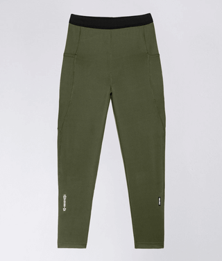 Born Tough Side Pockets Crossfit Compression Pants For Men Military Green
