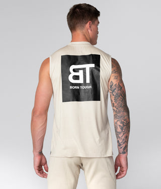 Born Tough Stone Highly Breathable Sleeveless Bodybuilding Shirt For Men