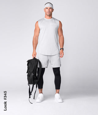 Born Tough Air Pro™ Sleeveless Running T-Shirt For Men Steel Gray